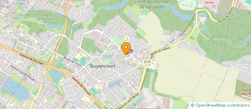 localisation de l'entreprise MONSIEUR KAMIL KUCZEK  GUYANCOURT