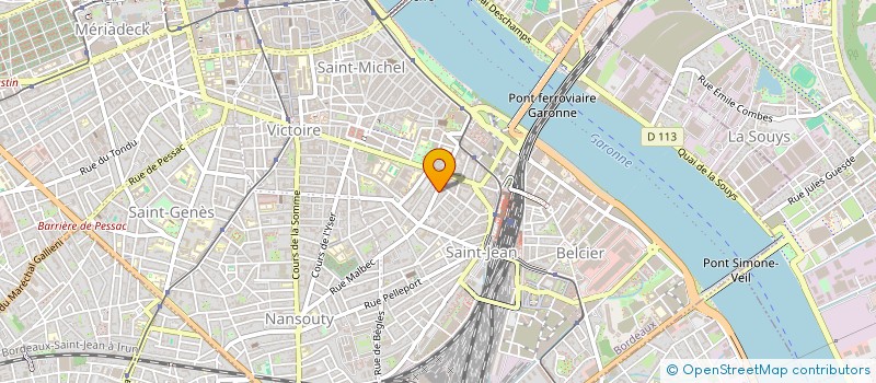 localisation de l'entreprise MONSIEUR KAMIL NASTERNAK à BORDEAUX