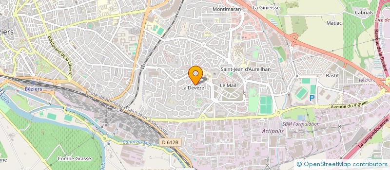 localisation de l'entreprise MONSIEUR KAMIL OZDEMIR  BEZIERS