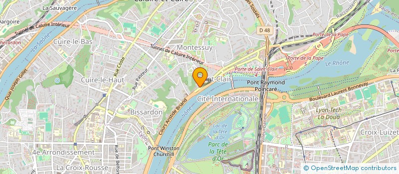 localisation de l'entreprise MONSIEUR KAMIL PODGORSKI à CALUIRE-ET-CUIRE