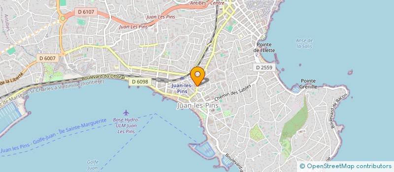localisation de l'entreprise MONSIEUR KAMIL RHALLAM à ANTIBES