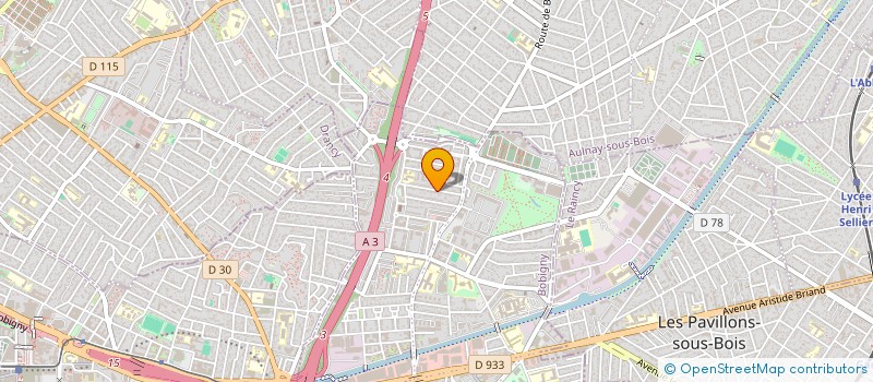 localisation de l'entreprise MONSIEUR KAMIL SAUZADE  BONDY