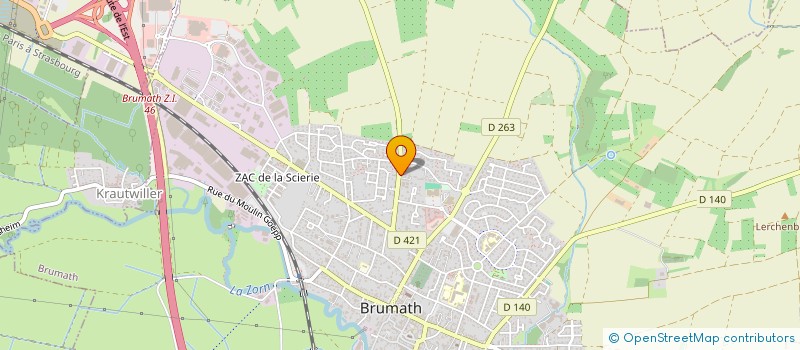localisation de l'entreprise MONSIEUR KAMIRAN MALLA ALI à BRUMATH