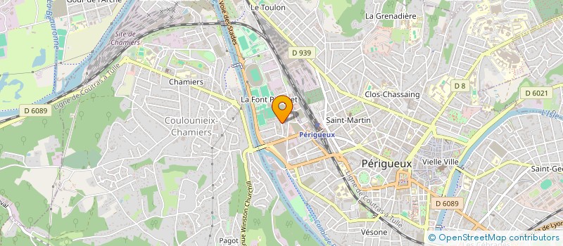 localisation de l'entreprise MONSIEUR KAMRAN AHADI  PERIGUEUX