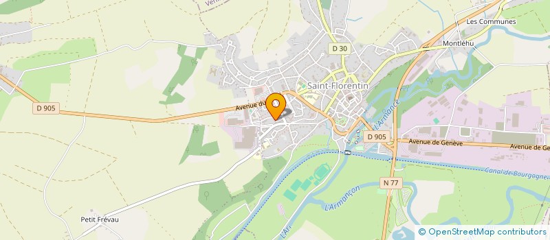 localisation de l'entreprise MONSIEUR KAMRAN GHAFFAR  SAINT-FLORENTIN