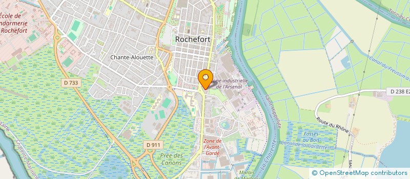 localisation de l'entreprise MONSIEUR KAMRAN HUSSAIN  ROCHEFORT