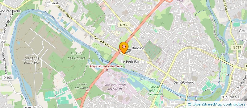 localisation de l'entreprise MONSIEUR KAMRAN JAMAL  SAINT-YRIEIX-SUR-CHARENTE