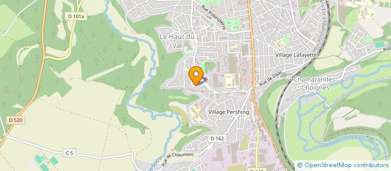 localisation de l'entreprise MONSIEUR KAMRAN MOMAND  CHAUMONT