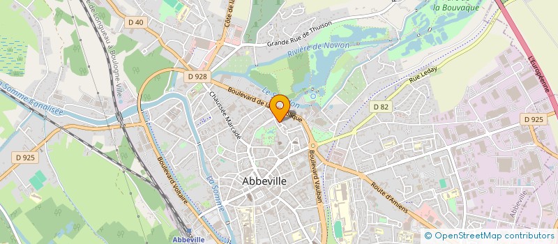 localisation de l'entreprise MONSIEUR KAMRAN MUHAMMAD  ABBEVILLE