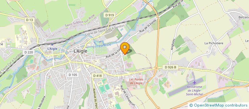 localisation de l'entreprise MONSIEUR KAMRAN NASEER à L'AIGLE