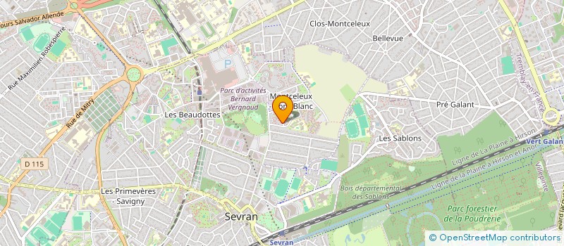 localisation de l'entreprise MONSIEUR KAMRAN NASIR  SEVRAN