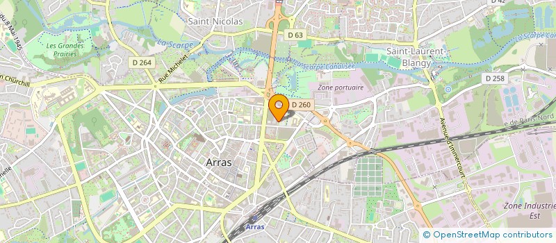 localisation de l'entreprise MONSIEUR KAMRAN STANIKZAI à ARRAS