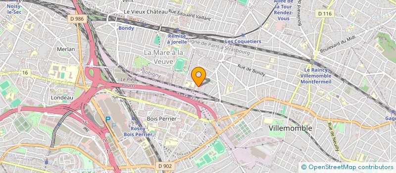 localisation de l'entreprise MONSIEUR KAMRAN ZABIHI à VILLEMOMBLE