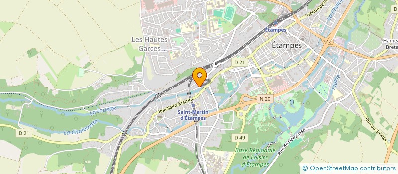 localisation de l'entreprise MONSIEUR KAMRAN ZAKHIL  ETAMPES