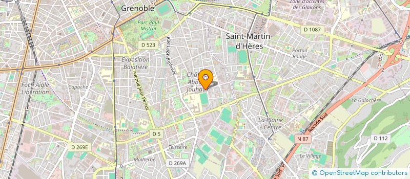 localisation de l'entreprise MONSIEUR KAMRON MODESTE  GRENOBLE