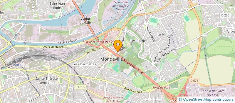 localisation de l'entreprise MONSIEUR KAMRUL ISLAM  MONDEVILLE