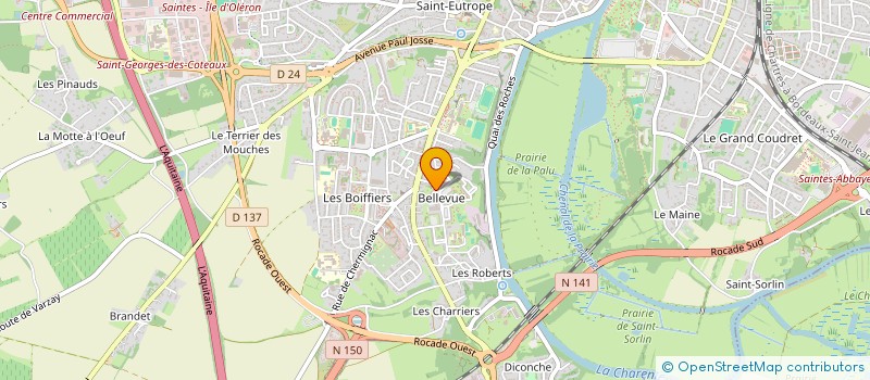 localisation de l'entreprise MONSIEUR KAMSAR MARGARYAN  SAINTES