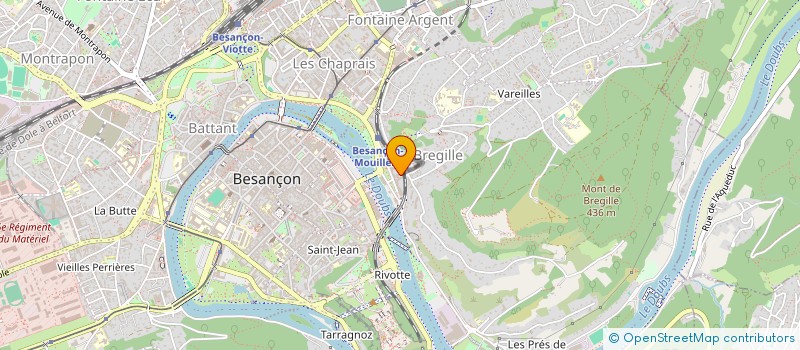 localisation de l'entreprise MONSIEUR KAN LIU à BESANCON