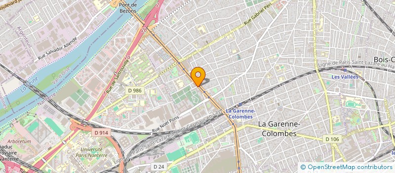 localisation de l'entreprise MONSIEUR KANAAN LAKHEL à COLOMBES