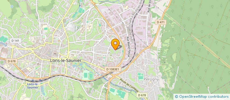 localisation de l'entreprise MONSIEUR KANBER BALI à LONS-LE-SAUNIER
