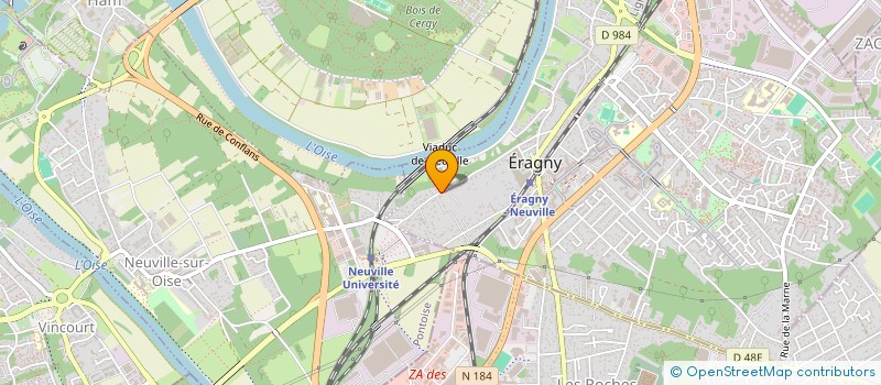 localisation de l'entreprise MONSIEUR KANDARA SANGARE DIARRA  ERAGNY