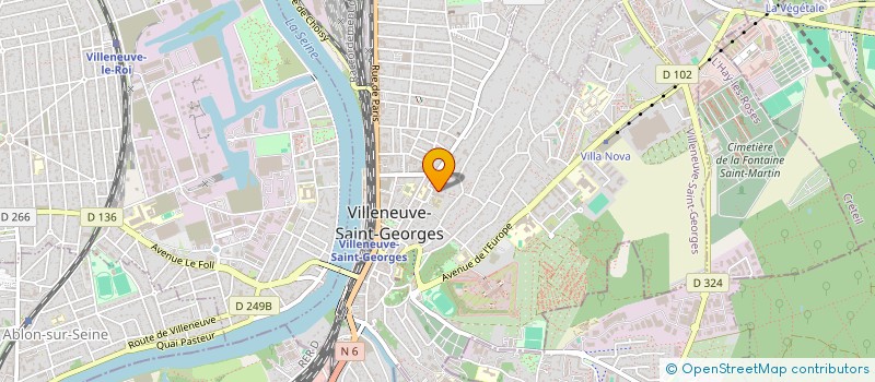 localisation de l'entreprise MONSIEUR KANDASAMY SIVANESWARAN  VILLENEUVE-SAINT-GEORGES