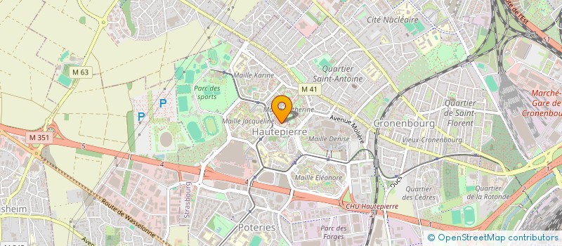 localisation de l'entreprise MONSIEUR KANDIAH GANESHAN à STRASBOURG