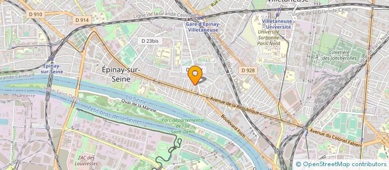 localisation de l'entreprise MONSIEUR KANDIAH PUSHPARAJAH à EPINAY-SUR-SEINE