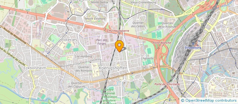 localisation de l'entreprise MONSIEUR KANDIAH THEYARAJAH à STRASBOURG