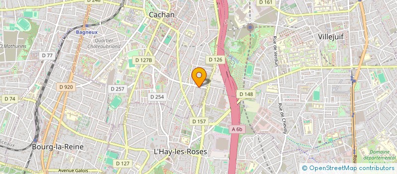 localisation de l'entreprise MONSIEUR KANDIOUROU DANSOKO  CACHAN