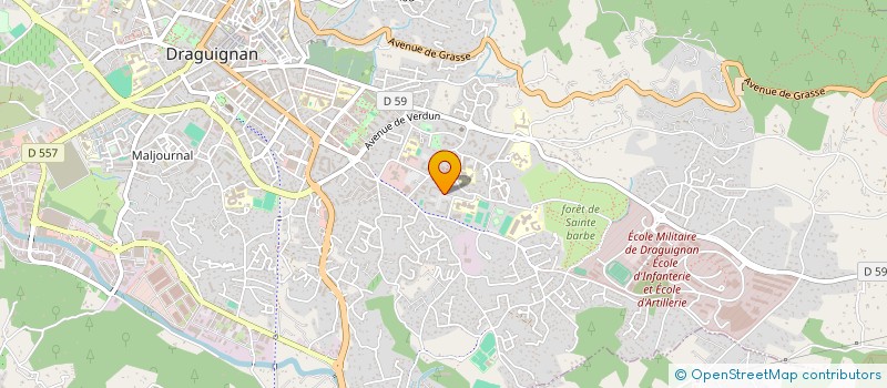 localisation de l'entreprise MONSIEUR KANDJOURA BAYO  DRAGUIGNAN