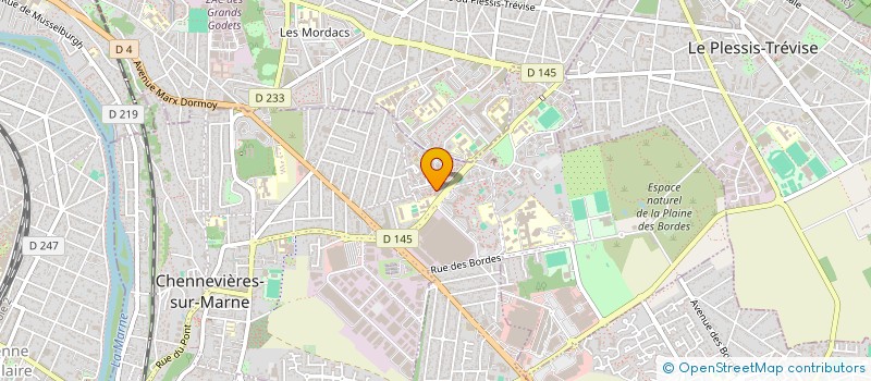 localisation de l'entreprise MONSIEUR KANDJOURA FISSIROU  CHENNEVIERES-SUR-MARNE