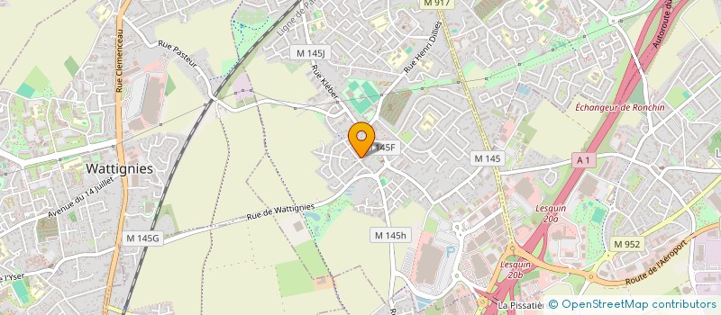 localisation de l'entreprise MONSIEUR KANDJOURA KEBE  FACHES-THUMESNIL