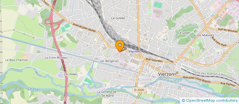 localisation de l'entreprise MONSIEUR KANDJOURE DRAME  VIERZON