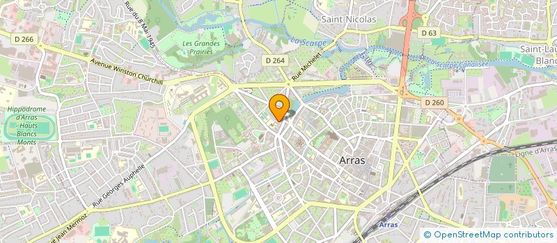 localisation de l'entreprise MONSIEUR KANEESH KUMAR DEVANOOR MOUMOURTHY à ARRAS