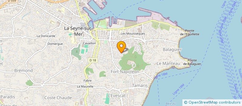 localisation de l'entreprise MONSIEUR KANFITIBE TARDY à LA SEYNE-SUR-MER