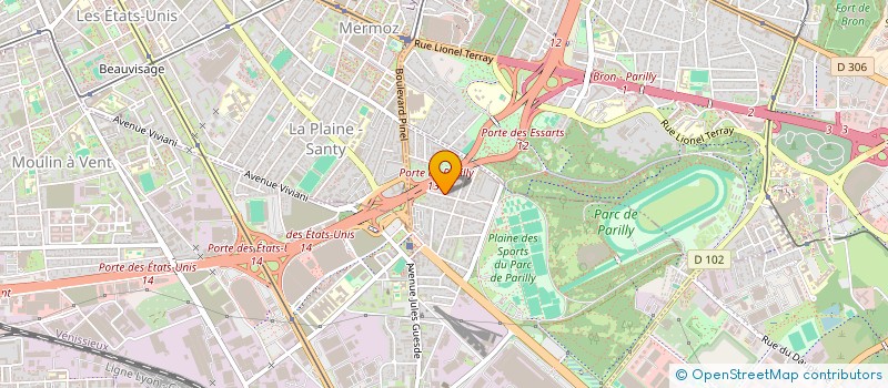 localisation de l'entreprise MONSIEUR KANGMAMADOU DRAME  VENISSIEUX