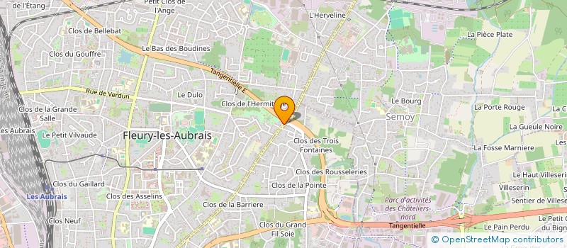 localisation de l'entreprise MONSIEUR KANGNI AKOUSSAN à FLEURY-LES-AUBRAIS