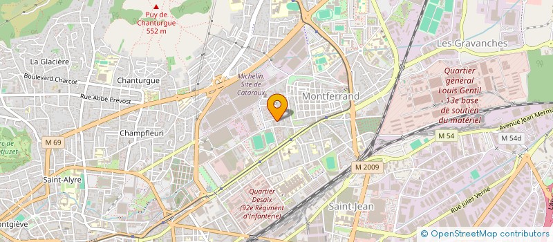 localisation de l'entreprise MONSIEUR KANGNI CLAUDE KOUEVI  CLERMONT-FERRAND