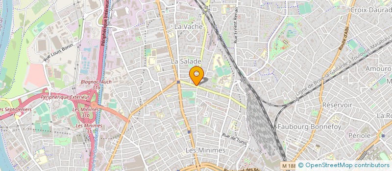localisation de l'entreprise MONSIEUR KANGNI KOUDOYOR à TOULOUSE