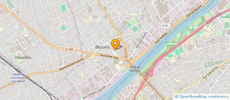 localisation de l'entreprise MONSIEUR KANGNI TEKO  BEZONS