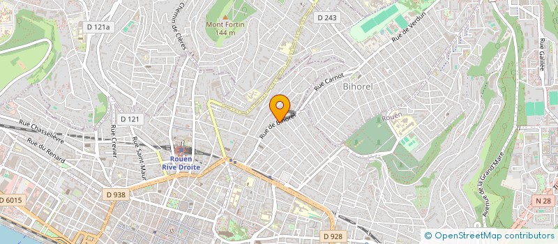 localisation de l'entreprise MONSIEUR KANJOIRA DJABY  ROUEN