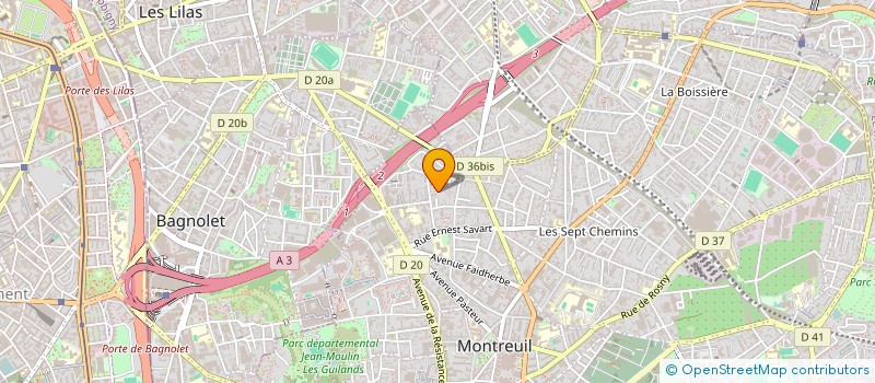 localisation de l'entreprise MONSIEUR KANKOU TRAORE à MONTREUIL