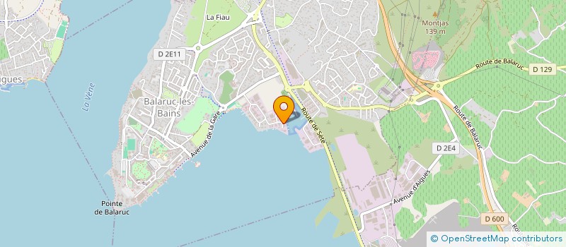 localisation de l'entreprise MONSIEUR KANN DANILO  BALARUC-LES-BAINS