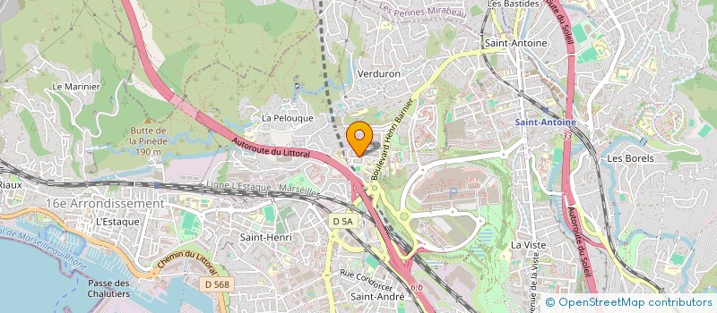 localisation de l'entreprise MONSIEUR KANTE MOCTAR à MARSEILLE 15EME