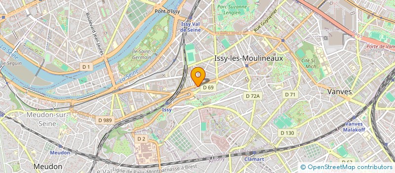localisation de l'entreprise MONSIEUR KAORU TSUZAWA à ISSY-LES-MOULINEAUX