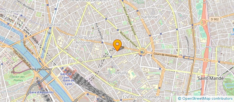 localisation de l'entreprise MONSIEUR KAOU CAMARA  PARIS