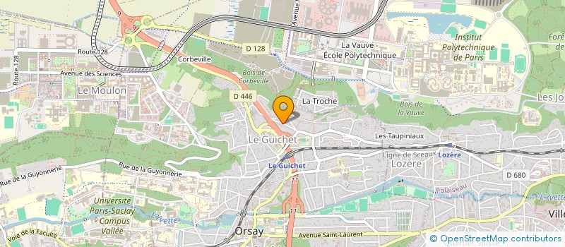 localisation de l'entreprise MONSIEUR KAOURINTIN LE GUIBAN à ORSAY