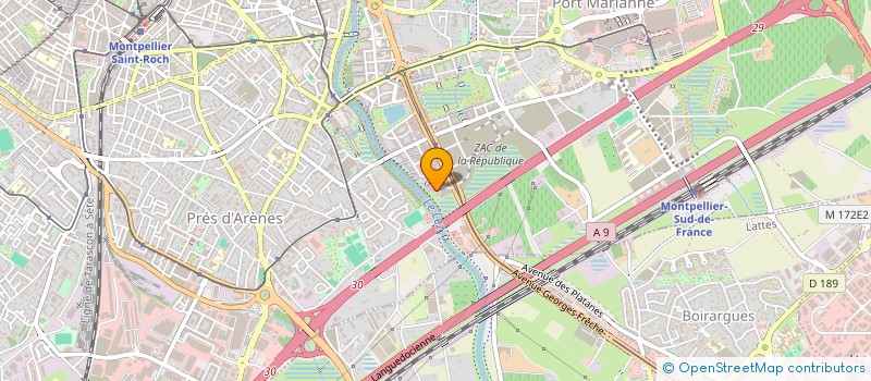 localisation de l'entreprise MONSIEUR KAOUSSOU DIAKHATE à MONTPELLIER