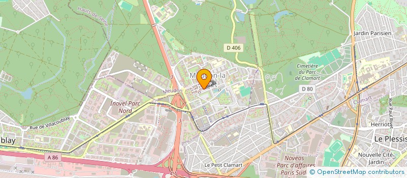 localisation de l'entreprise MONSIEUR KARABET DENEKETCHIAN  MEUDON